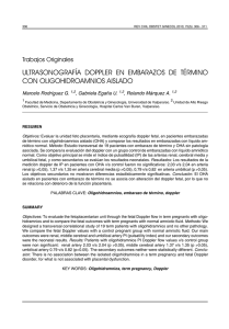 ULTRASONOGRAFÍA DOPPLER EN EMBARAZOS DE TÉRMINO