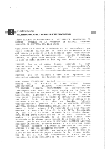 Page 1 3: Certificación REGISTRO MERCANTIL Y DE BIENES