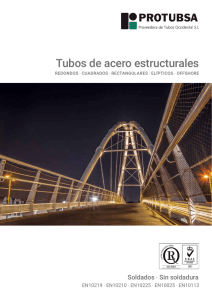 Catálogo de Tubos Estructurales. Redondos