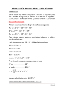 SOLUCIÓN MCD y MCM 39 - Problemas de Matemáticas Resueltos
