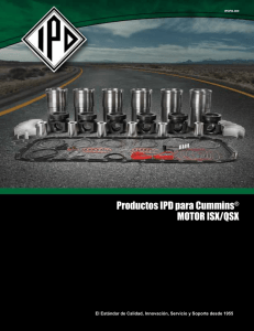 Productos IPD para Cummins® MOTOR ISX/QSX