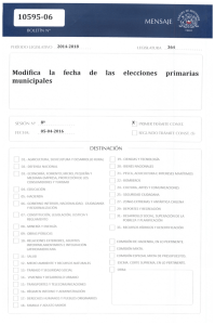 Modifica la fecha de las elecciones primarias municipales