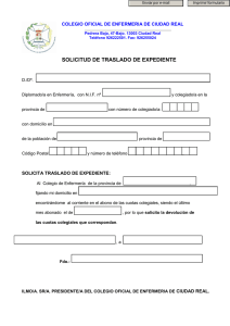 Formulario de solicitud de Traslado de Expediente en formato pdf