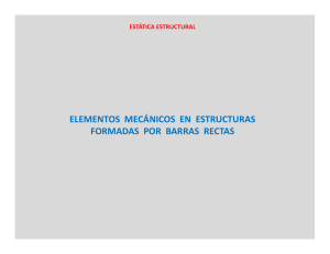 Elementos Mecánicos en las estructuras.