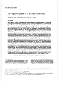 Fisiología integrada de la hipertrofia cardíaca