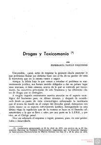 Drogas y Toxicomanía - Revistas Científicas de la Universidad de