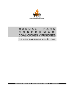 manual para conformar coaliciones y fusiones