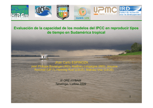 Evaluación de la capacidad de los modelos del IPCC en reproducir