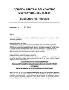 COMISION ARBITRAL DEL CONVENIO MULTILATERAL DEL 18.08