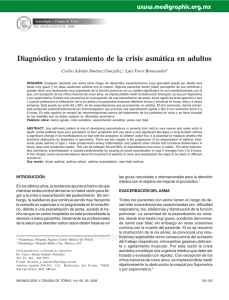 Diagnóstico y tratamiento de la crisis asmática en