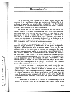 La situación de crisis generalizada y guerra en El Salvador es