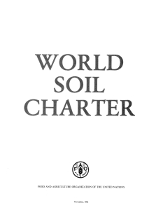 World Soil Charter - www .s e p a .g o v . rs