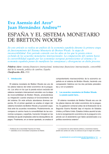 españa y el sistema monetario de bretton woods