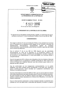 decreto 1441 del 05 de septiembre de 2016