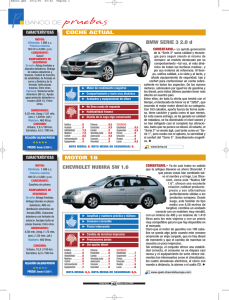 BMW SERIE 3 2.0 d BANCO DE pruebas COCHE ACTUAL
