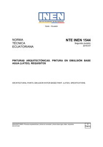 NTE INEN 1544 - Servicio Ecuatoriano de Normalización