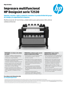 Impresora multifuncional HP DesignJet serie T2530