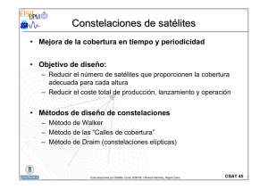 Constelaciones de satélites