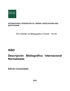 ISBD - IFLA