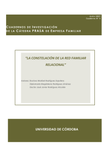 red familiar relacional - Universidad de Córdoba