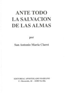 la salvacion de las almas - editorial apostolado mariano