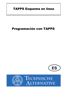 Programación con TAPPS - Technische Alternative