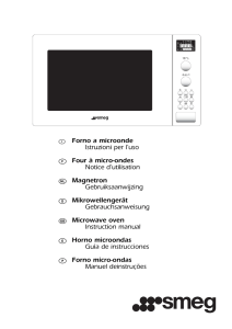 © Forno a microonde Istruzioni per l`uso © Four à micro