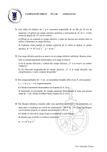 CAMPO ELÉCTRICO FCA 04 ANDALUCÍA 1. Una esfera de plástico