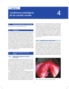 Condiciones patológicas de las cuerdas vocales