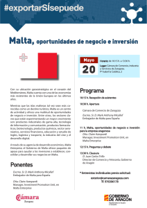 Programa Malta, oportunidades de negocio e