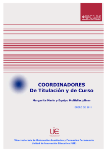 Manual del Coordinador de Titulación y de Curso.
