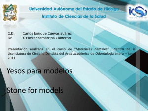 Yesos para Modelos - Universidad Autónoma del Estado de Hidalgo