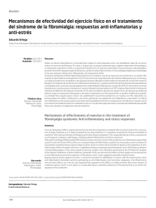 Mecanismos de efectividad del ejercicio físico en el tratamiento del