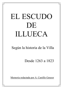 Según la historia de la Villa Desde 1263 a 1823 Memoria redactada