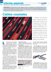 Cables coaxiales