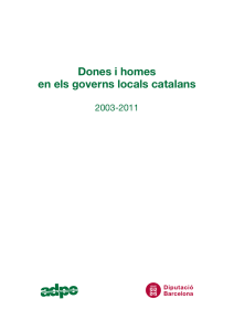 Dones i homes en els governs locals catalans