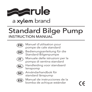 Standard Bilge Pump