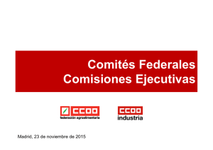 Comités Federales Comisiones Ejecutivas