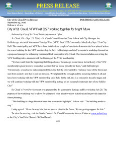 press release - City of St. Cloud, Florida