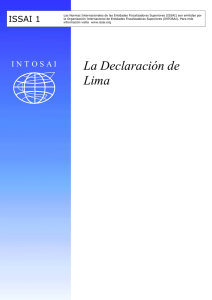 La Declaración de Lima