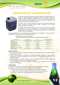 liquido solar caloportador - Energia solar Modulo Solar en Madrid