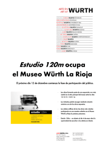 Estudio 120m ocupa - Museo Würth La Rioja