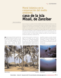 caso de la isla Misali, de Zanzíbar