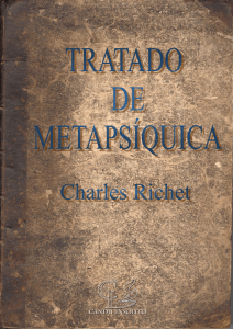 Tratado de Metapsíquica Charles Richet