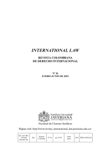 international law - Revistas científicas Pontifica Universidad Javeriana