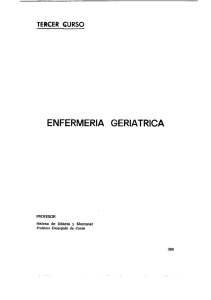 Page 1 TERCER GURSO ENFERMERIA GERATRICA PROFESOR