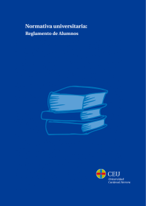 Reglamento de los Alumnos. - Universidad CEU Cardenal Herrera