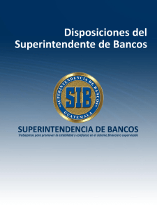 Compendio de disposiciones del Superintendente de Bancos