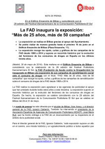 La FAD inaugura la exposición: “Más de 25 años, más de 50