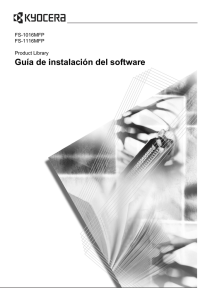 Guía de instalación del software